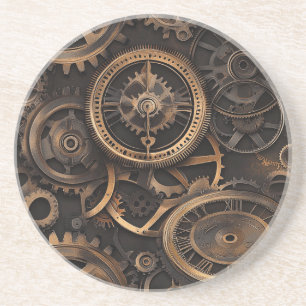 Vintage-Steampunk-Getränkeuntersetzer Getränkeuntersetzer