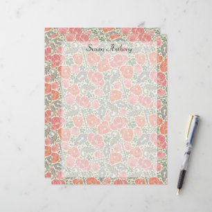 Vintage Steampunk Old Lock Clé rouge Papier