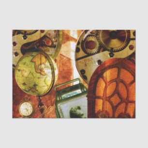 Vintage Steampunk Tapete Seidenpapier
