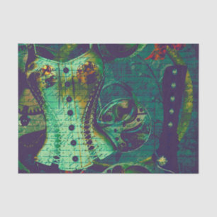 Vintage Steampunk Tapete Seidenpapier