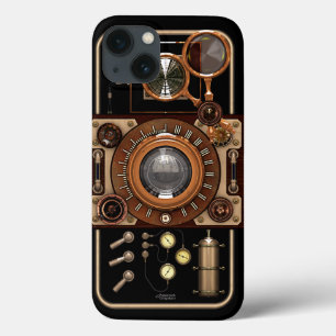Vintage Steampunk TLR Kamera #2B iPhone 13 Hülle