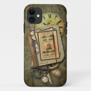 Vintage Steampunk Travel iPhone 5 Coque