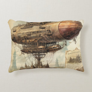 Vintage-Steampunk-Zeppelin (10) Dekokissen