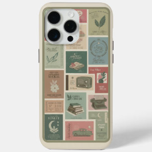 Vintage-Stempel-Collage-Design für Case-Mate iPhone Hülle