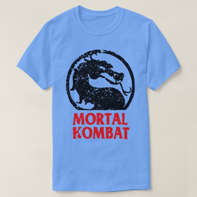 Vintage sterbliche Kombat1 T-Shirt (Design vorne)