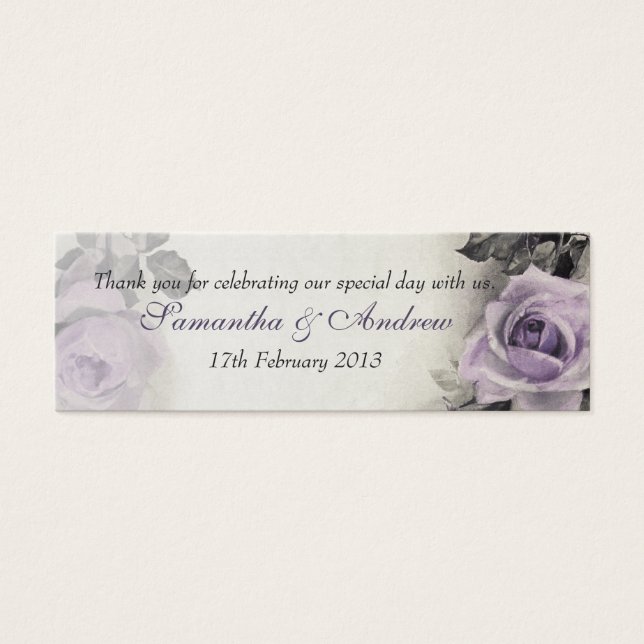 Vintage Sterling Silver Rose Gastgeschenk Hochzeit (Vorderseite)