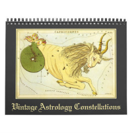 Vintage Sternbilder für Astrologie Kalender