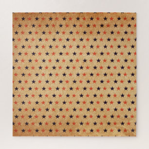 Vintage Sterne: Alte Papiertextur