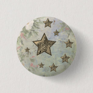 Vintage Sterne Button