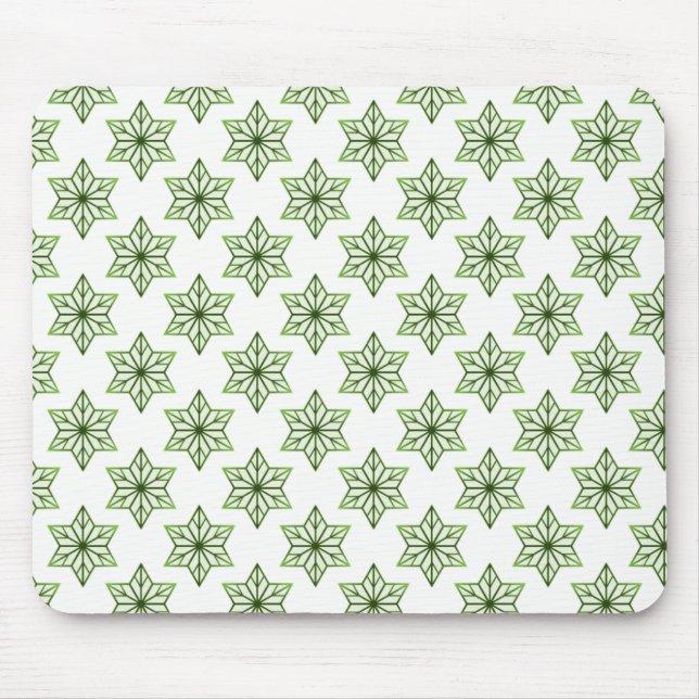 Vintage Sternexplosion Mousepad, waldgrün Mousepad (Vorne)