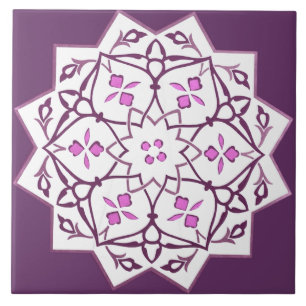 Vintage Sternform Geometrisches Muster Fliese