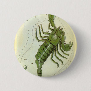Vintage Sternzeichen, Sternzeichen Button