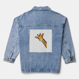 Vintage-Stich Giraffe-Shirt-Design_1 Jeansjacke