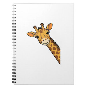 Vintage-Stich Giraffe-Shirt-Design_1 Notizblock