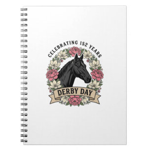 Vintage-Stichflamme-Pferd-Grafikdesign Notizblock