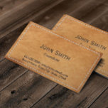 Vintage Stickerei Visitenkarte<br><div class="desc">Vintage Skelettleder Texture Business Cards.</div>