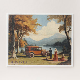 VINTAGE-STIL ILLUSTRATION 'EIN PICKNICK IN ÖSTERRE