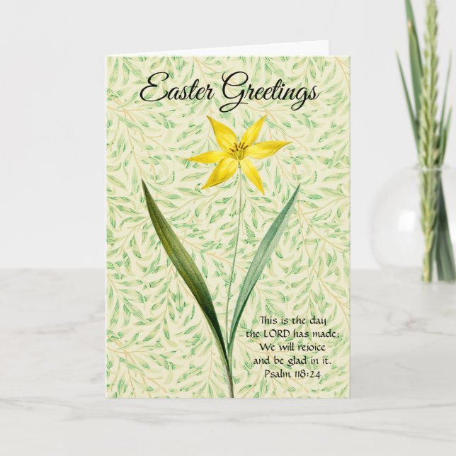 Vintage Stilfrühlings-Blume Glaubenskarte Dankeskarte (Vorderseite)
