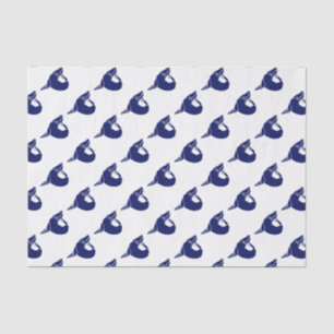 Vintage Stilistische Siegel Sea Lion Silhouette Bl Seidenpapier