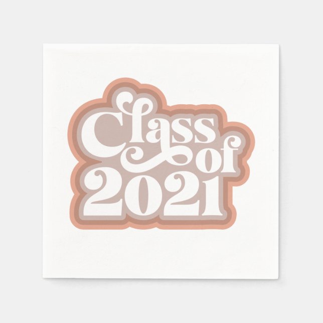 Vintage Stilklasse 2021 Serviette (Vorderseite)
