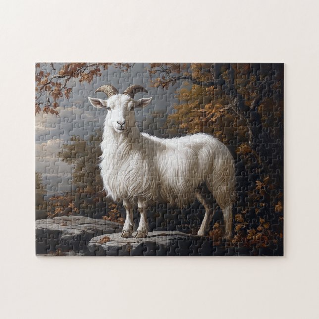 Vintage Stilmalerei mit Proud Ram (Horizontal)