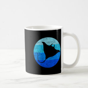 Vintage Stingray Manta Ray Hawaii Ozean Tiere Kaffeetasse