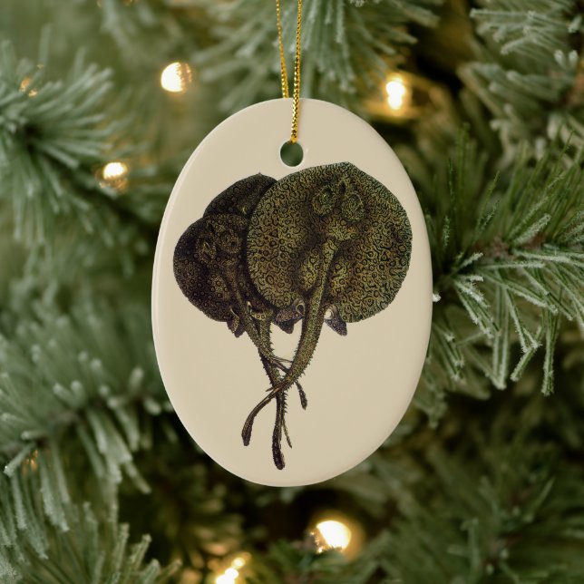 Vintage Stingrochen, Meerestiere Keramik Ornament (Baum)