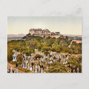 Vintage Stirling Castle Schottland Postkarte