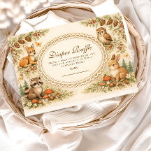 Vintage Storybook Woodland Diapper Raffle