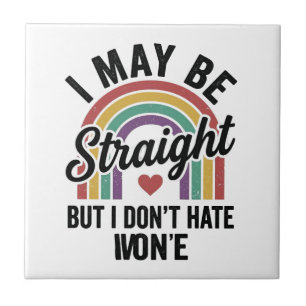 Vintage Straight But Kind Regenbogen-Stolz-Shirt_1 Fliese