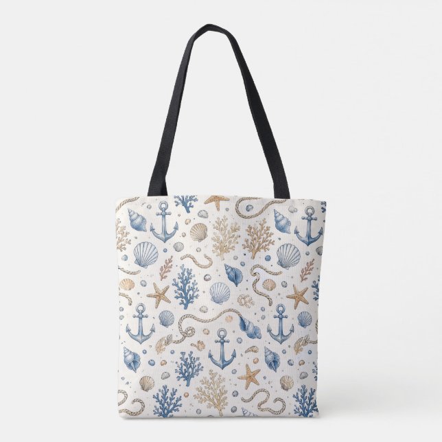 Vintage-Strand-Tasche Tasche (Rückseite)