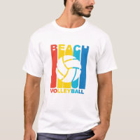 Vintage Strand-Volleyball-Grafik