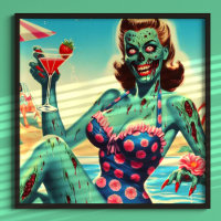 Vintage-Strand-Zombie-Pin-up