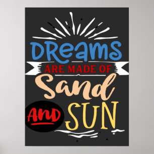 Vintage Strandreise Poster