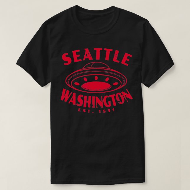 Vintage Straßenfahrt Seattle Washington Souvenir T-Shirt (Design vorne)