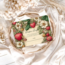 Vintage Strawberry Cottagecore Diapper Raffle 