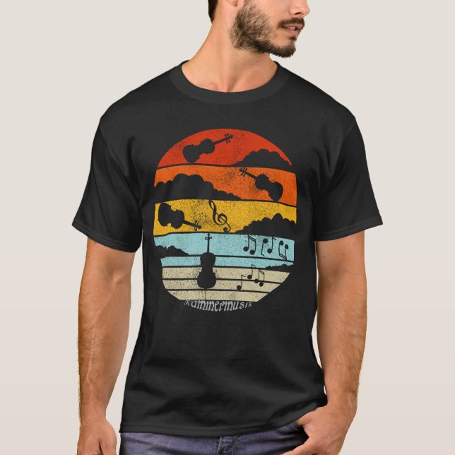 Vintage Streichquartett & Kammermusik T-Shirt (Vorderseite)