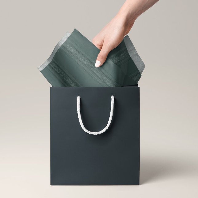 Vintage Streifen-Seite Grün Seidenpapier (Von Creator hochgeladen)