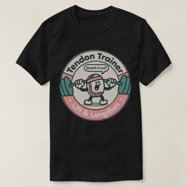 Vintage Strettung der Kinesiologie T-Shirt (Design vorne)