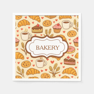 Vintage Style Bakery Serviette