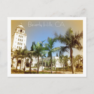 Vintage Style Beverly Hills Postkarte! Postkarte