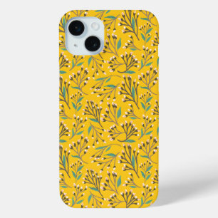 Vintage-Style blaue botanische Muster-Hülle-M Case-Mate iPhone Hülle