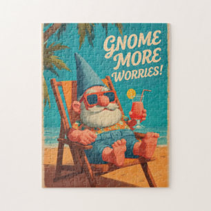 Vintage Style Gnom Strand Urlaub Design