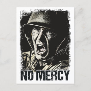 Vintage Style Kunstwerk Krieger Motto Postkarte