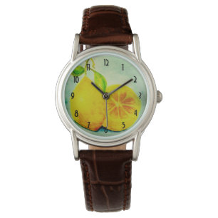 Vintage Style Lemons Armbanduhr
