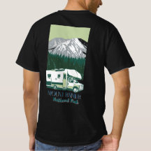 Vintage Style Mount Rainier Nationalpark-Straße