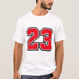 Vintage Style Nummer 23 Grafik-Shirt – Herren Athl T-Shirt