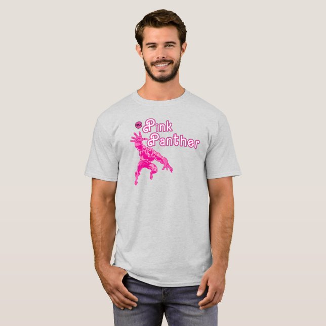 Vintage-Style Pink Character T-Shirt (Devant entier)