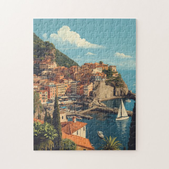 Vintage Style Portofino Genova Italy (Vertikal)