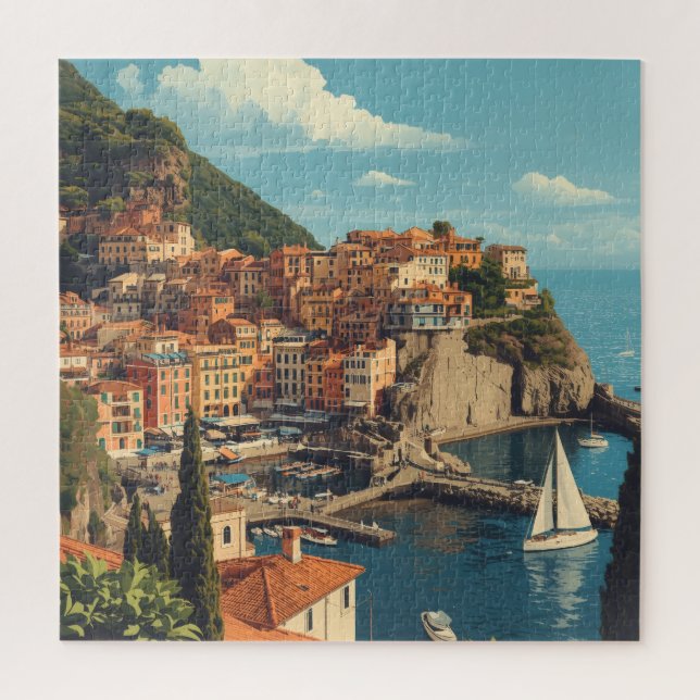 Vintage Style Portofino Genova Italy (Vertikal)